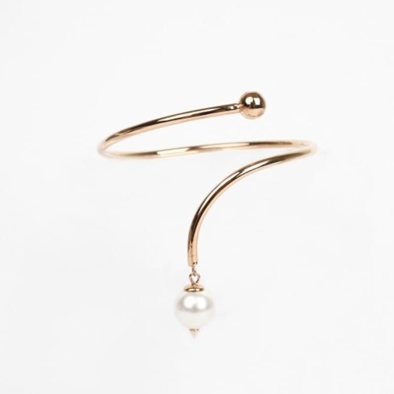

de la lune SWAN PEARL BANGLE[DL17FWBC11PKF] ROSEGOLD