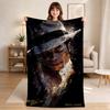 Michael JacksonSoft Throw Blanket Flannel Blanket Warm Sofa Bed Camping Home Decor Unique Christmas Gift C3188