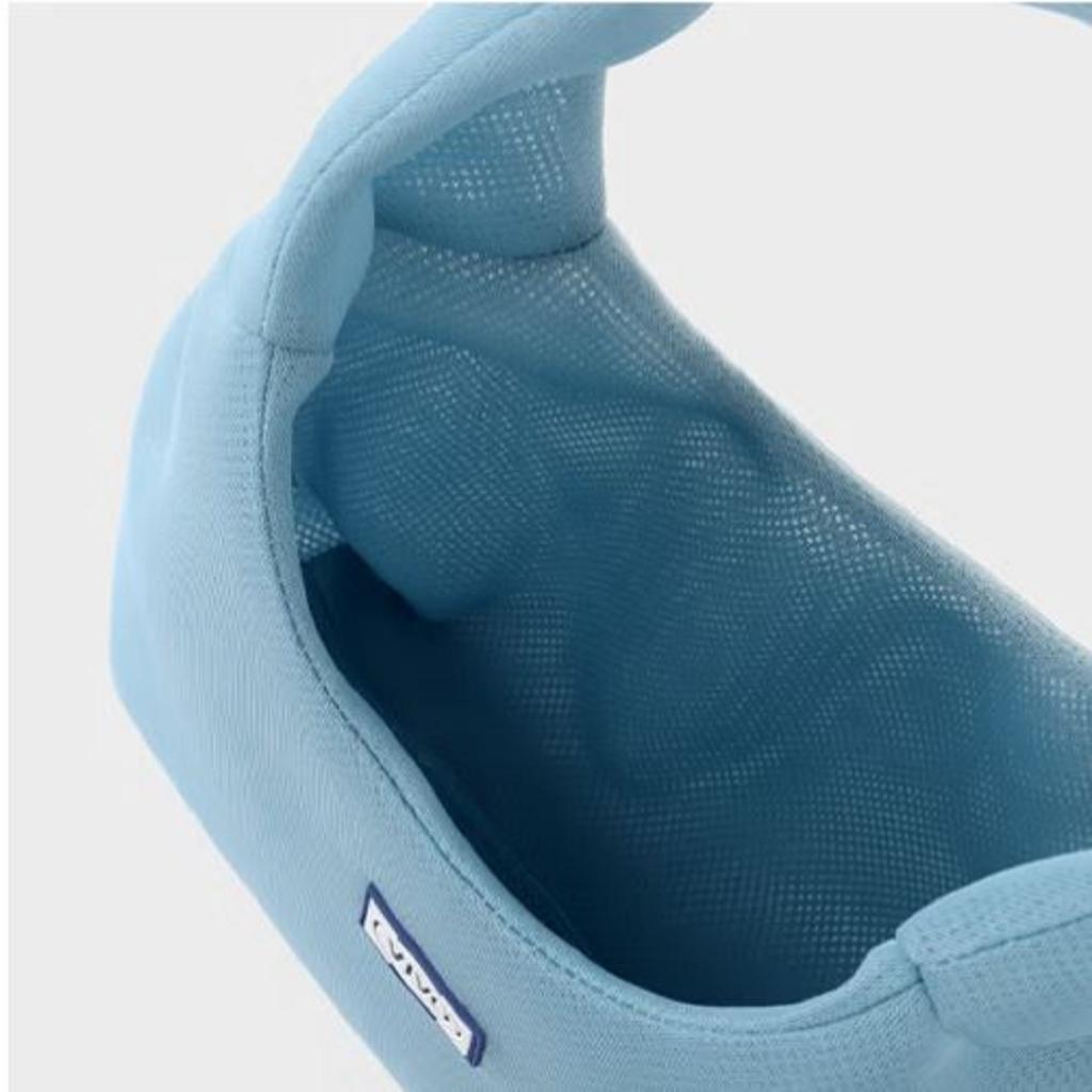 Daiso Shoulder Mesh Bag - Blue