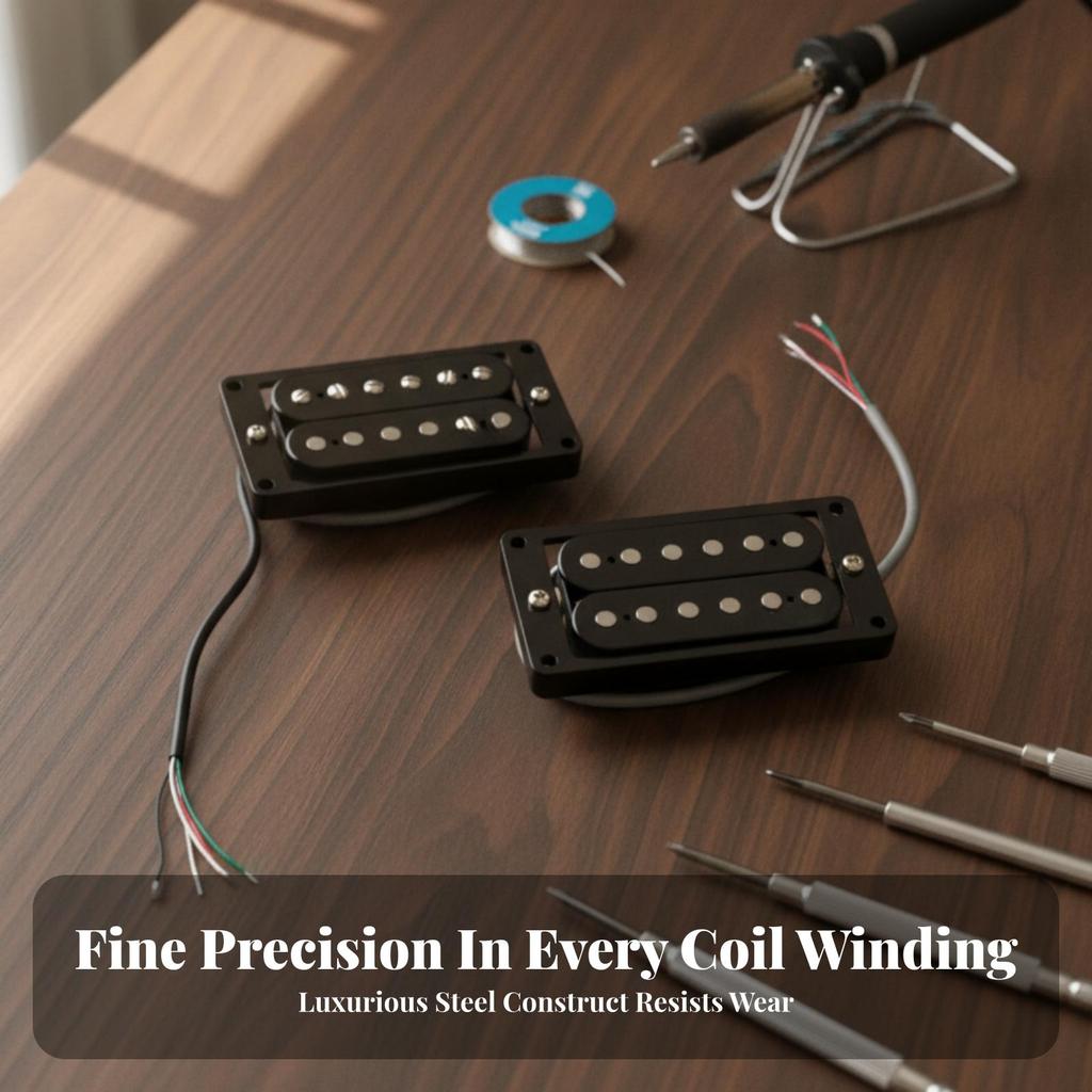 Electric Guitar Pickups Glossy Humbuckers Wired for Luthier