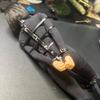 TOYBARJAPAN 1/6 Scale Action Figure Black Leather Style Back Restraint Strap Limited Edition