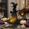 Hexenform Licht Halloween Lampe Dekoration, Gotisch Laterne haltendes Licht, Gruselige Batteriebetriebene Dekoration für Zuhause Büro Veranda Betrieben Nacht