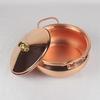 Handmade Purple Copper Charcoal Hot Pot