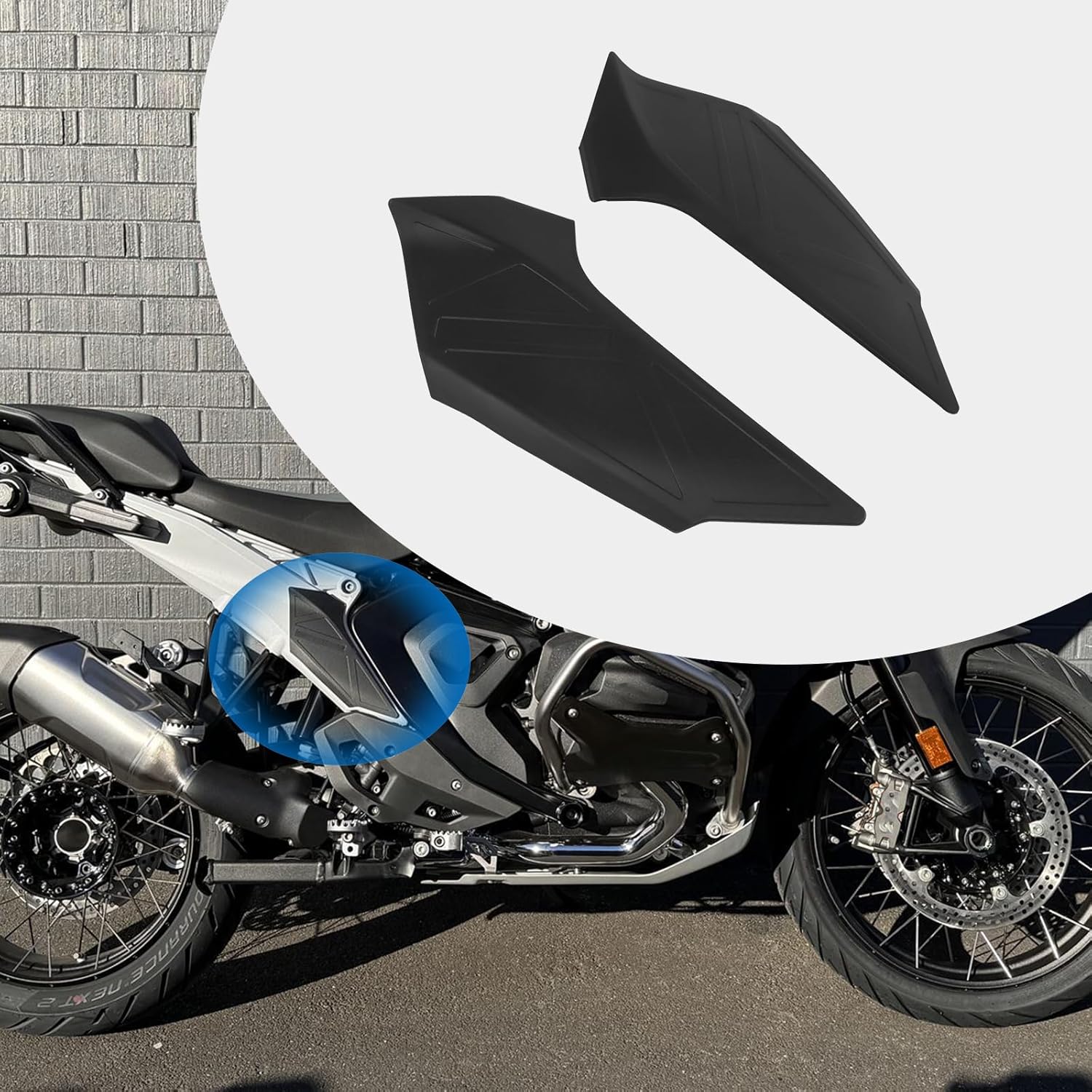 

Side Frame Guard Panels Motorcycle Fairing Scratch Resistant Protective Cover Accessories Replacement for BMW R1300GS R1300 GS R 1300GS 2024+