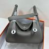 Semi-hand Wax Thread Bag TC Leather Doctor Womens Commuter Stainless Steel Hardware
