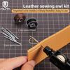 WUTA Leather Sewing Hand Sewing Speedy for Leather with Needle Set of 10 Large Needles Machine, Machine, Stitcher, Crafts, Titanium-Plated