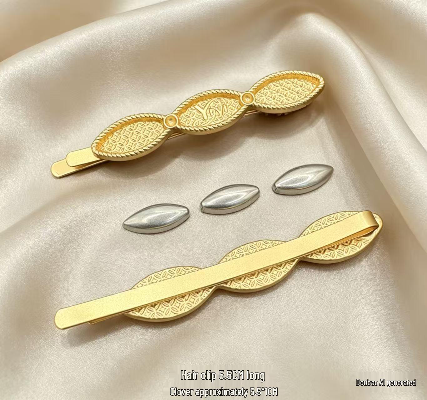 DIY Song Brocade Hair Clip Material Pack - Chinese Style Hair Accessory