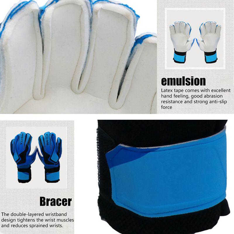 Wear-Resistant Latex Finger Gloves Football Goalkeeper Non-Slip Protective Gear Outdoor Sports Equipment Universal Style