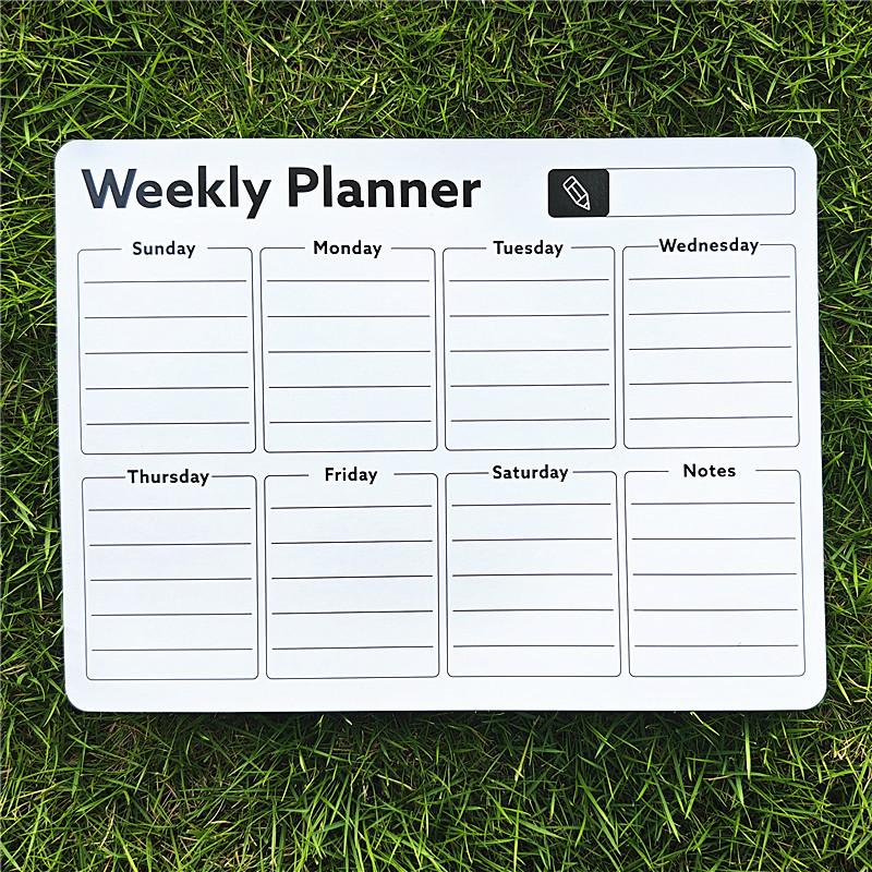 Stylish Magnetic Dry Erase Calendar - Versatile Monthly Planner For Refrigerator - Easy Kitchen Organization & Decor