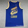 Custom Embroidered Basketball Jersey Warriors 30 Curry 11 Thompson 22 Wiggins Unisex Sportswear Court Practice Training