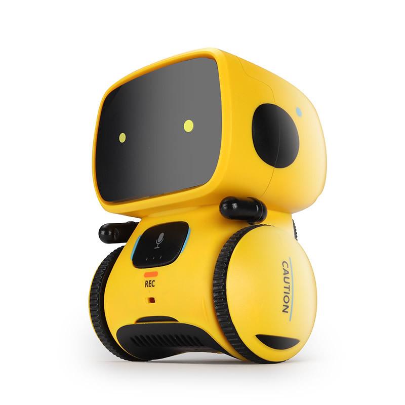 

Robot AI Intelligent Voice Chat Electronic Pet Cute Interactive Robot Electric Toy Touch Sensing Voice Dialogue Customized Gifts Russian жовтий