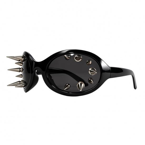 New European and American style, quirky and cool glasses, cyberpunk-style devil glasses, party sunglasses, party eyewear