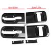 X7JF Car Door Handle Bowl Protectors ABS Carbon Fiber Design Anti Scratch Accessories Suitable for H1 I800 2018-2020 Models