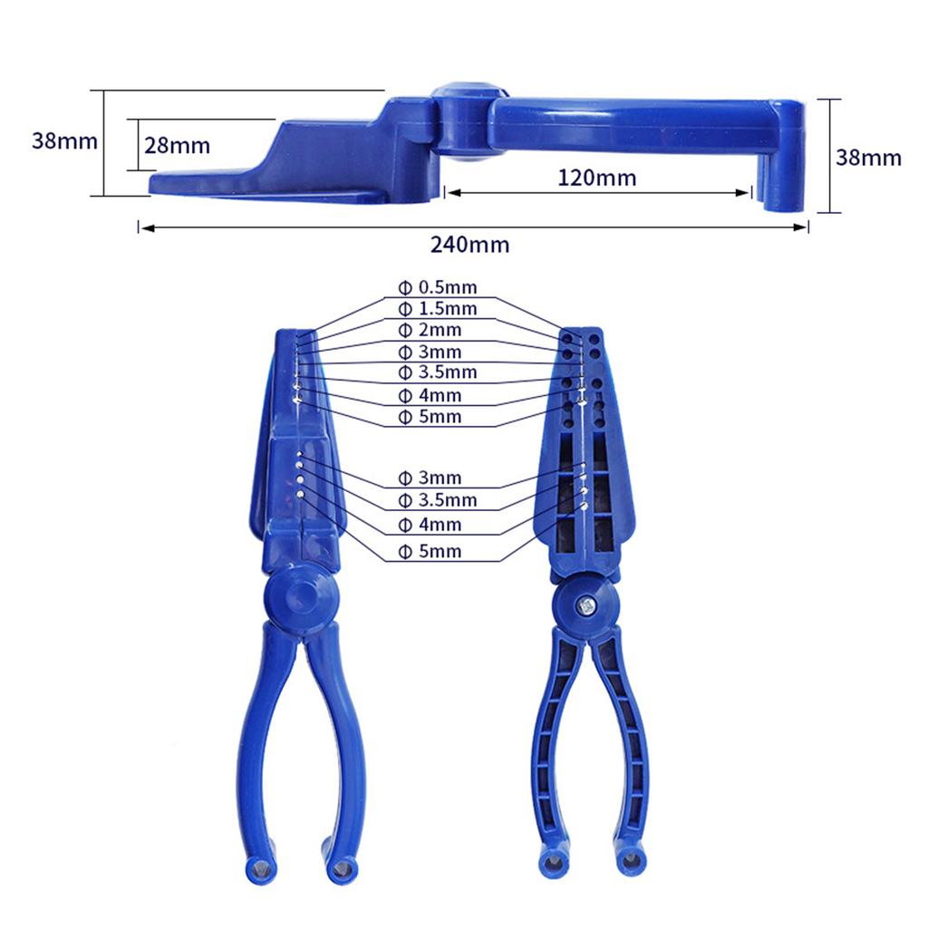 Plastic Hammer Nail Guide Pliers for Household Construction Lightweight