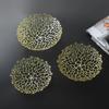 Gold Decorative Oval Fruit Basket Bowls,Golden Metal Serving Plate Trays for Kitchen,Coffee,Dinning Table Snack Leaves Plates
