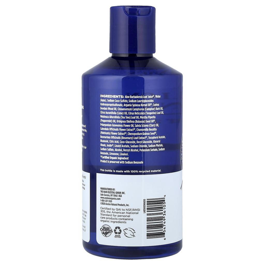 Scalp Normalizing Shampoo, Therapy, Tea Tree Mint, 414 Ml (14 Fl Oz)