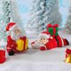 iikuru 13-Piece Christmas Ornament Set, Miniature Objects, Santa Claus Ornaments