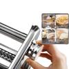 Compact Multifunctional Noodle & Dumpling Maker - Manual Dough Roller & Automatic Wonton Skin Machine