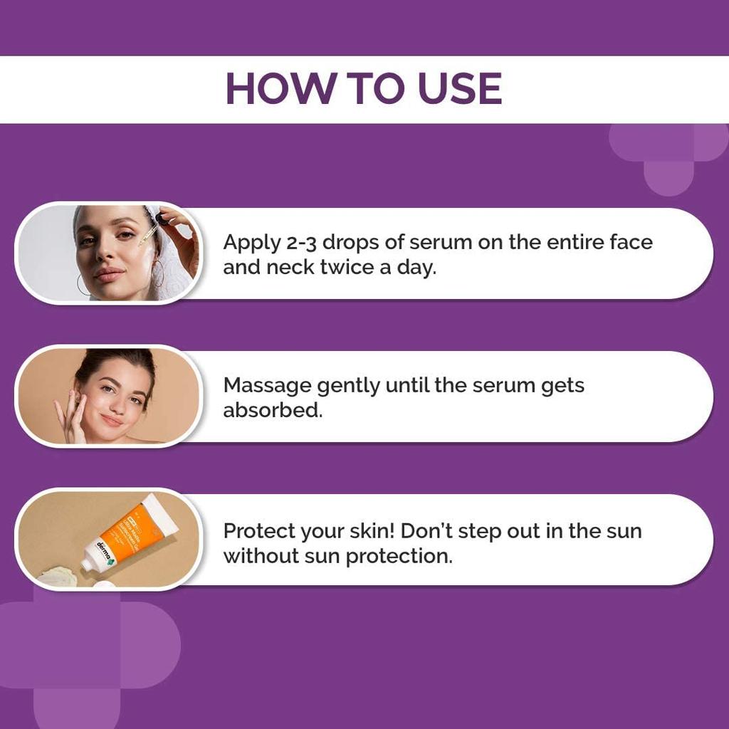The Derma Co 2% Alpha Arbutin Face Serum 30ml Pack of 1 | Brightens Skin & Reduces Dark Spots