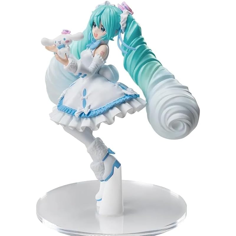 Hatsune' Miku series Luminasta Hatsune' Miku x Cinnamo*Roll White dress version figure 1 type in total official Approximately 19cm
