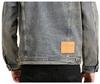 Men's Plus Size Retro Denim Jacket with Turn-Down Collar and Multi-Pockets for Spring