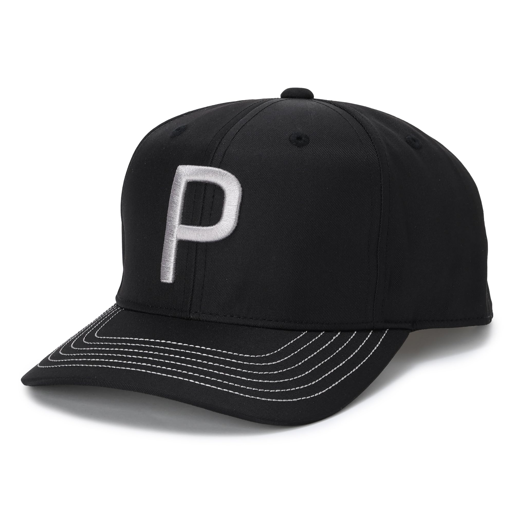 

Golf Cap Golf Color Stitch P Cap Puma Black [PUMA] Men s