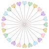 200PCS/BOX Multicolor Fixed Pin Love Hearts Quilting Pins Straight Pins Positioning Pins Crafting