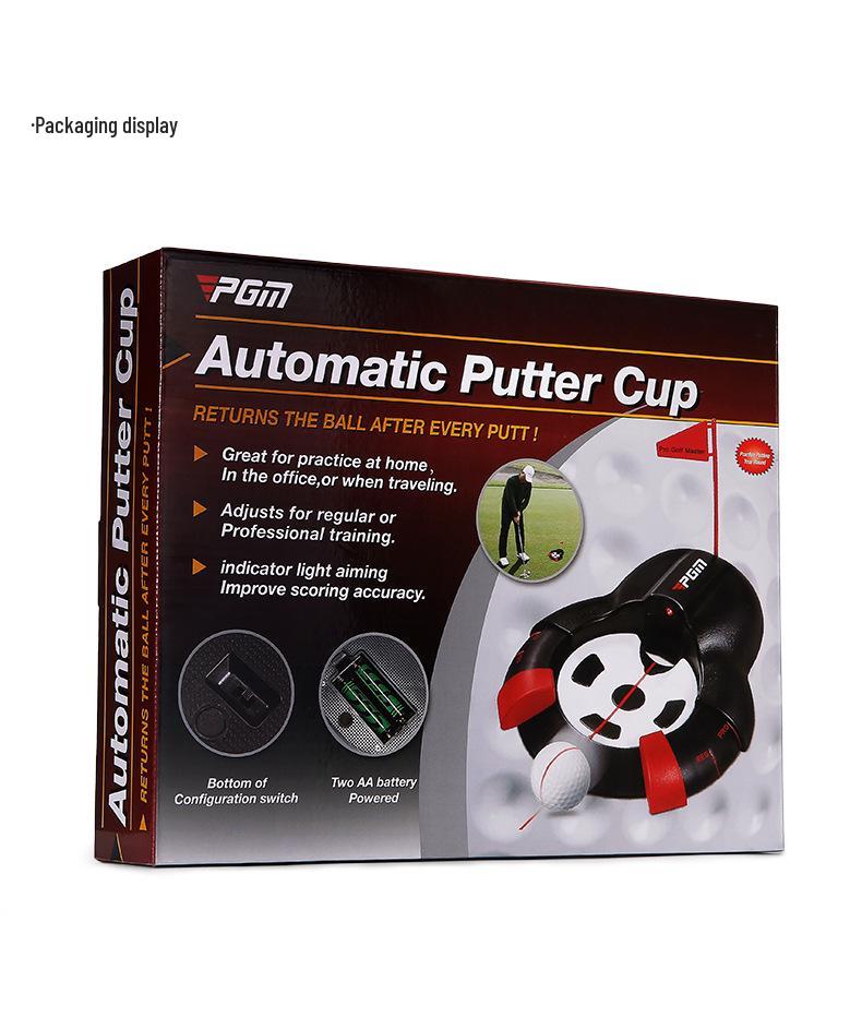 PGM Electric Golf Ball Retriever with Laser Hole Cup and 2 Batteries for Indoor/Outdoor Use