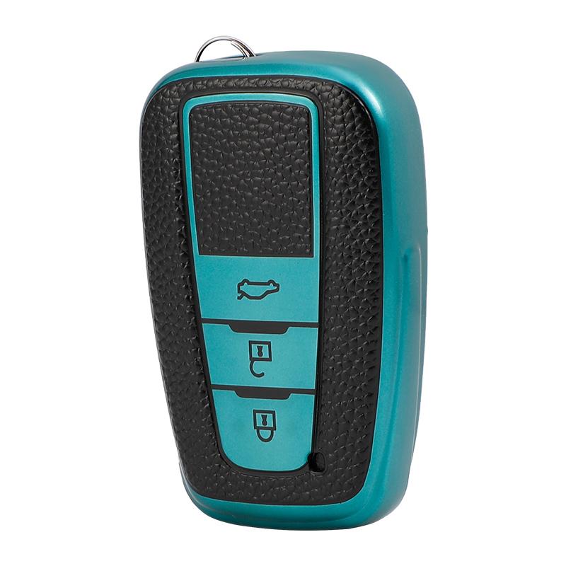 Auto Leather TPU Car Key Cover Case for Toyota Prius Camry Corolla C-HR CHR RAV4 Prado 2018 Keychain Accessories