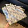 Fashion Black and White Printing Temperament Square Scarf Imitation Silk Korean Version Decorative Scarf Scarf Professional Decorative Shawl Silk Scar