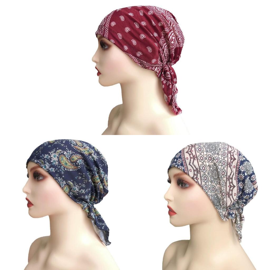 Short Damen Asian Ethnic Hat With Floral Cotton Material For All Seasons