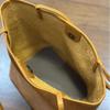 Johnature Retro Genuine Leather Tote Bag Versatile Commuting Solid Color Soft Leather Women's Shoulder Bag