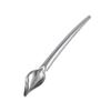 1 Schokoladenlöffel aus Edelstahl - Elegantes Metallfinish, langlebiges und leicht zu reinigendes Design, ideal zum Mischen von Schokolade.