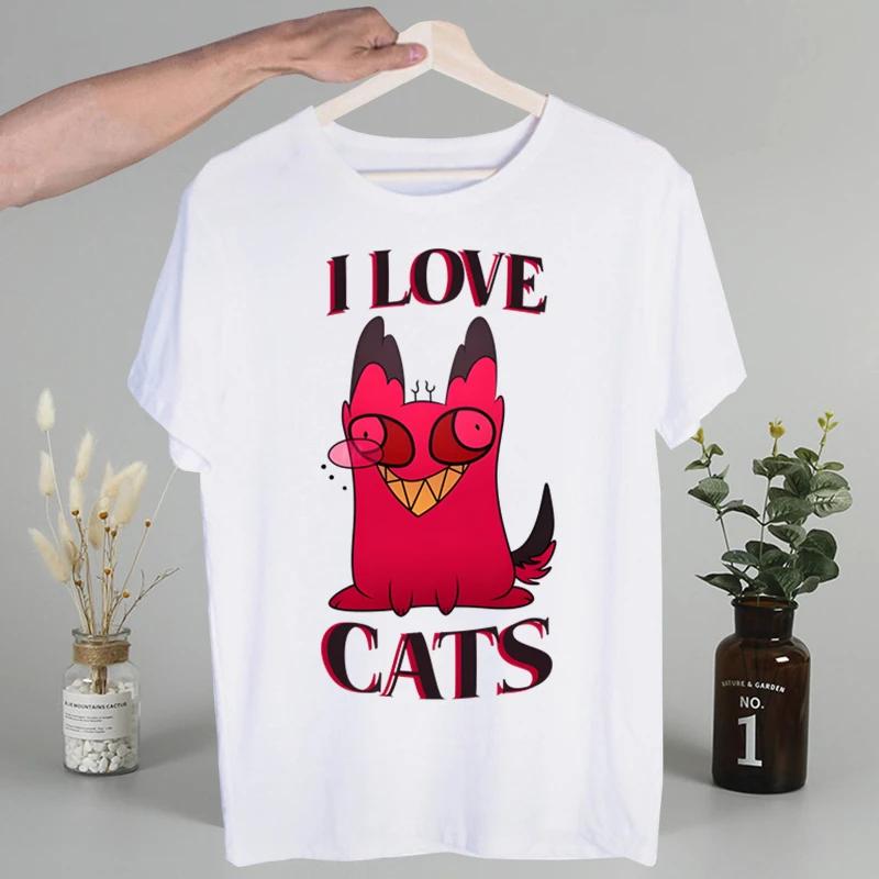 Hazbin Hotels Alastor Men's Tshirt Cute Printing Shirt Mens Fashion T-Shirt For Men Casual Tops Short Sleeves Tees