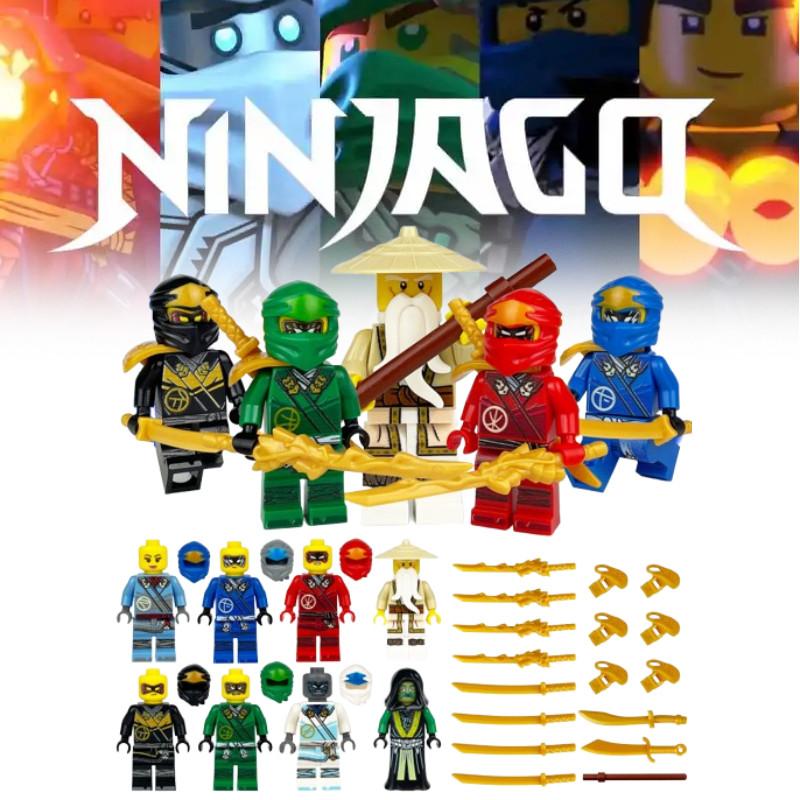 Mini Ninjago Figure Toy Building Block Set Kids Early Educational Durable Gift