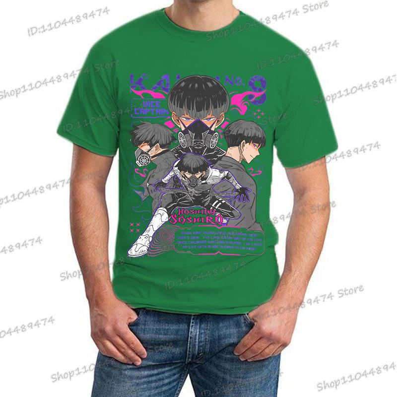 Y2K Tops Anime Kaiju No 8 T-shirt Soshiro Hoshina Lover Gift Manga T Shirt Japanese Manga Creative Women Men Trendy Tshirt