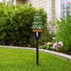 2 Pieces Christmas Tree Garden Stake Light WeatherResistant Solar Lawn Festive