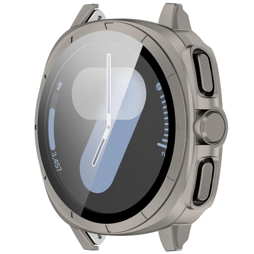 Für Samsung Galaxy Watch 7 40mm/44mm Bumper Vollabdeckung Displayschutz Stoßfeste Hülle+Displayschutz Kratzfest Fallschutz