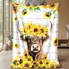 Romantic Sweet Calfs Theme blanket Lightweight Warm Flannel Blanket Decorative Throw Blanket for Home Decoration