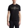 Emporio Armani Gold Letter Logo Short Sleeve T-Shirt Men Tops Black 3G1TM4-1JHRZ-0999