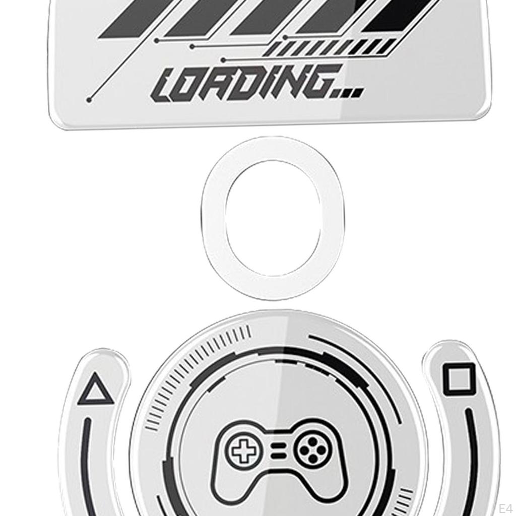 Glass Mouse Skates Accessories Compatibility Gifts Smooth Movement Professional Easy To Use