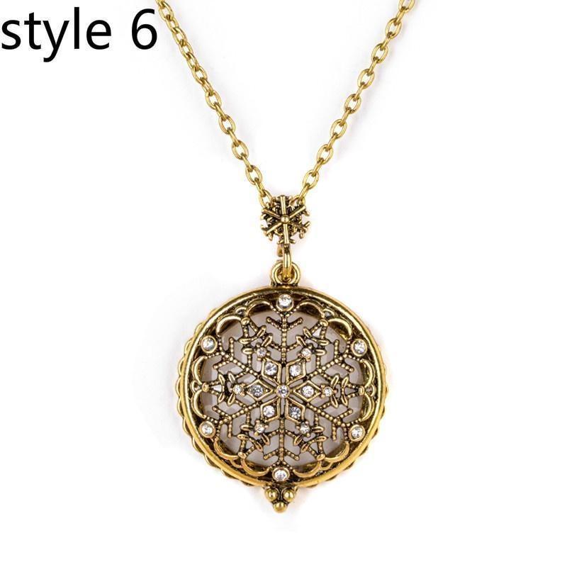 

Полая ретро винтажная цепочка увеличительное стекло новое ожерелье кулон подарок бабушке дедушке 6