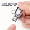Stainless Steel Folding Nail Clippers Exquisite Manicure Tools New Mini Nail Clippers