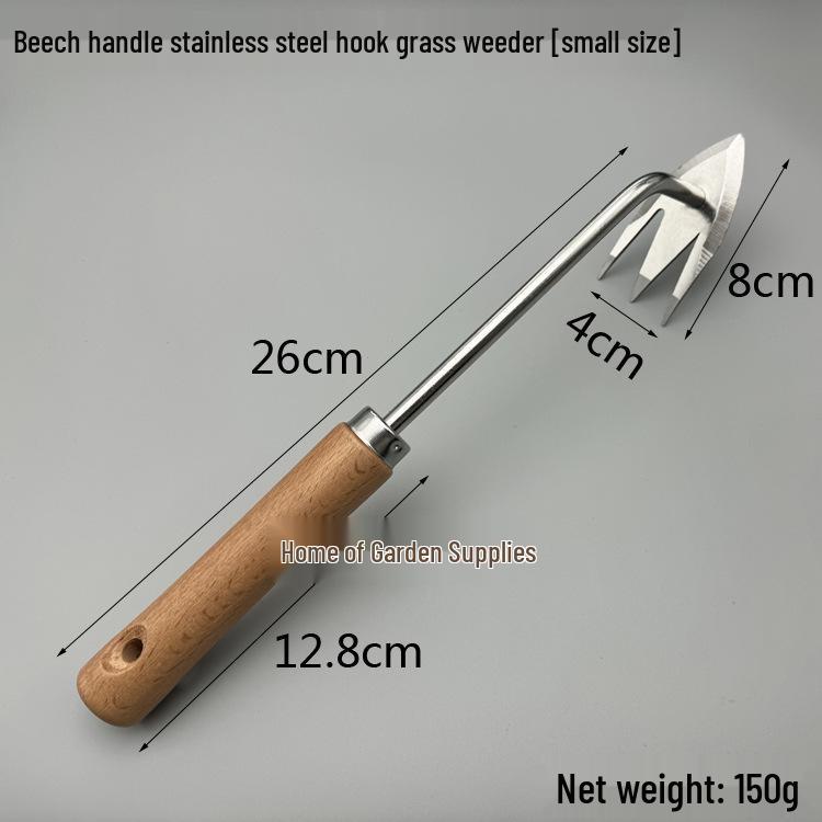 Stainless Steel Multi-Functional Weeding Tool - Grass Puller & Hoe Standard Model