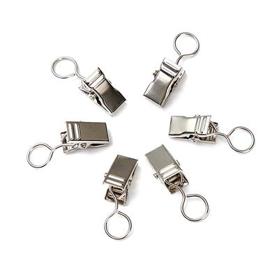 10/20 Pezzi Clip per Tende in Acciaio Inossidabile con Gancio Robuste Durevoli Clip per Tende da Finestra Accessori per Arredamento Casa