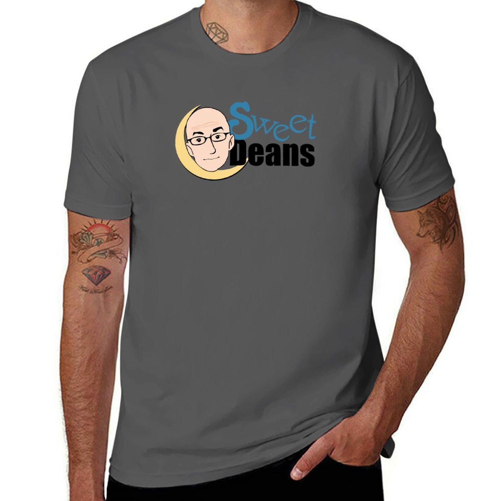 

Sweet Deans TShirt Sports Casual Short Sleeve Cotton Tee 4XL