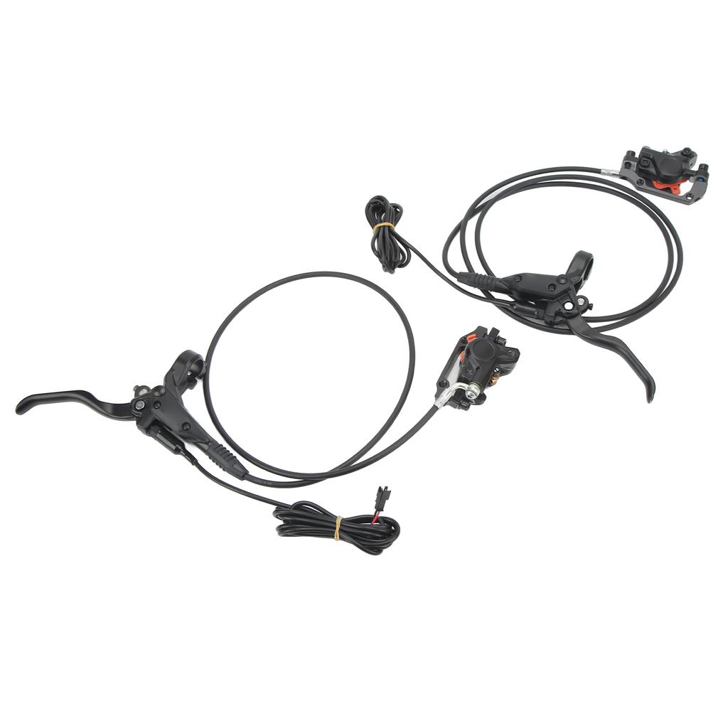 1 Paar Doppelkolben-Scheibenbremse mit ausgeschaltetem Hydraulikdruck aus Aluminiumlegierung, Ölbremsensatz zum Zusammenklappen