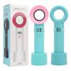 Portable 360° Bladeless Mini Fan For Eyelash Drying And Cooling Usb Rechargeable Handheld And Quiet