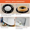Brass Bolts Toilet Flange Extra Thick Toilet Repair Kits NEW Toilet Seal Ring  Toilet Replacement