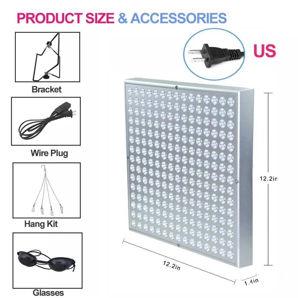NEW LED Light Therapy Panel 45W Body Pain Relief Treatment 660nm 850nm Near Infrared Full Body Face Anti Aging Red Grow Light